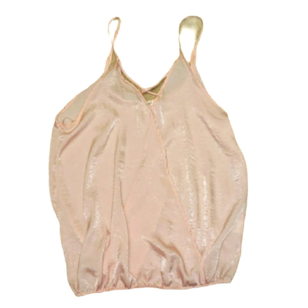 Francesca's Mi Ami Camisole Blouse Women's Size Large | NWOT Blush Pink